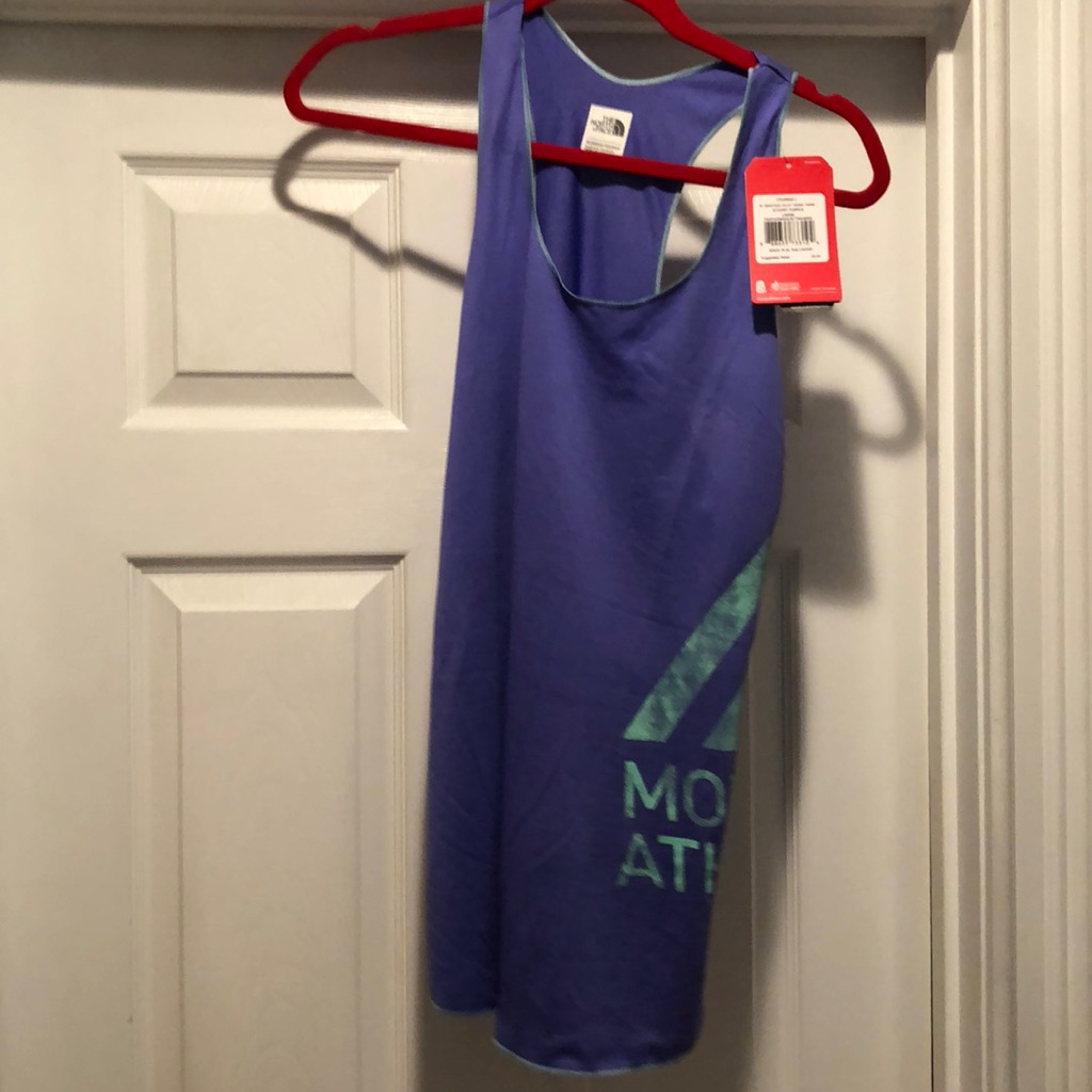 Purple Brand New North Face Tank
